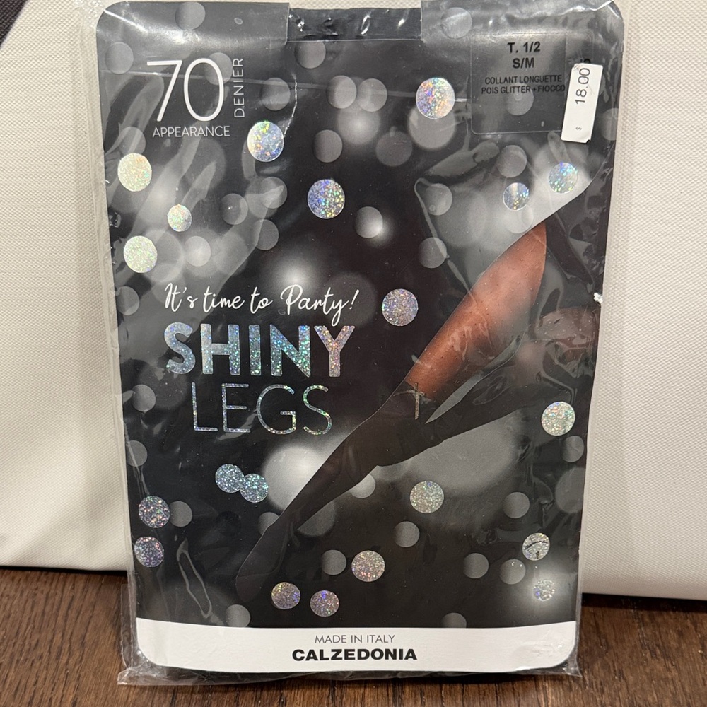 Calzedonia Shiny Legs 70 Denier Tights in Black